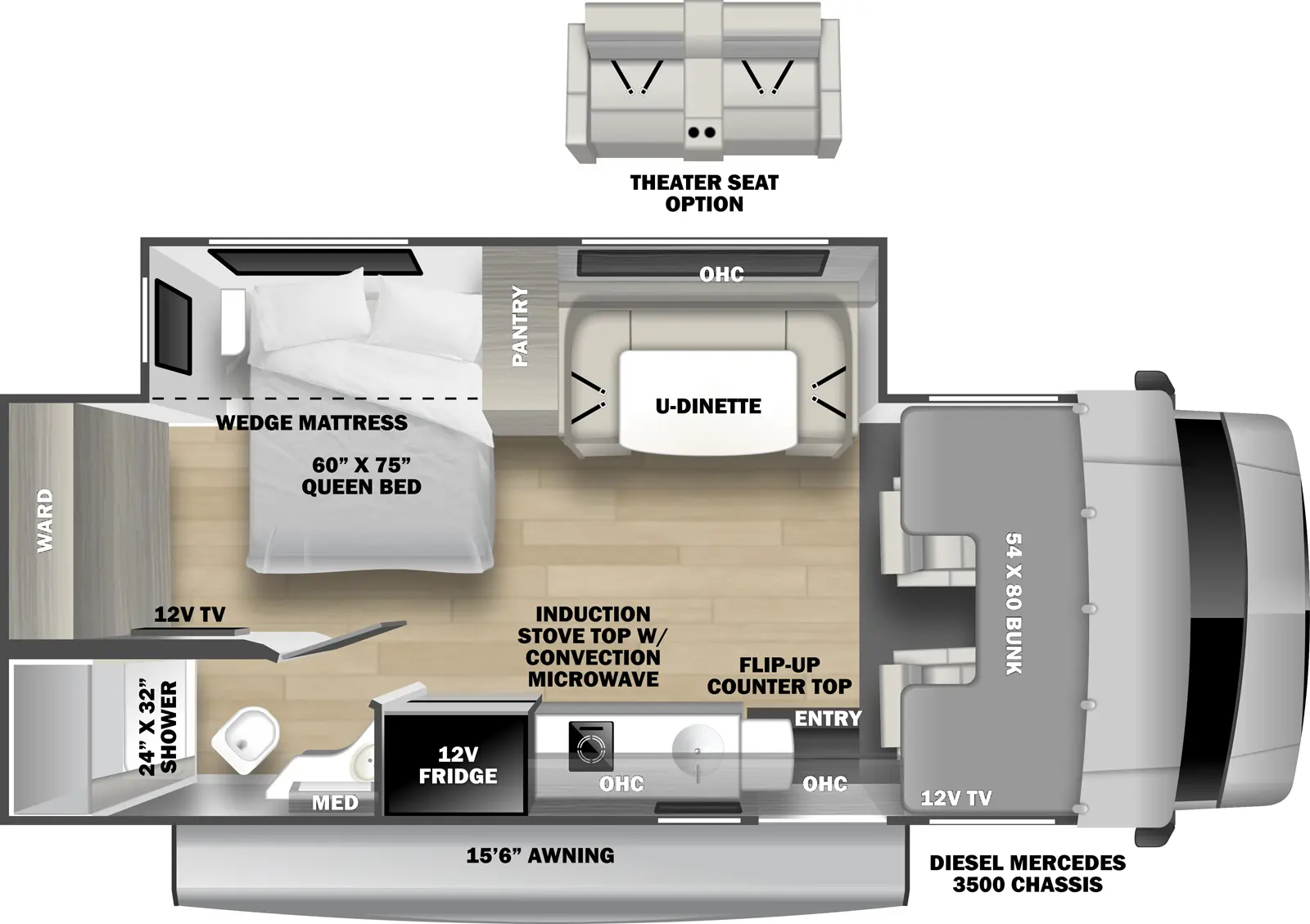 Solera 24DSRC Floorplan